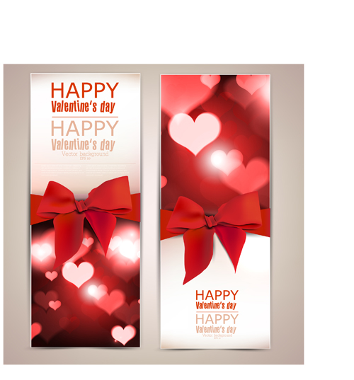 Romantic Happy Valentine day cards vector 02 Valentine day Valentine romantic happy cards card   