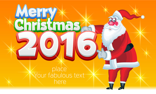 2016 merry christmas with funny santa vector design 10 santa funny christmas   