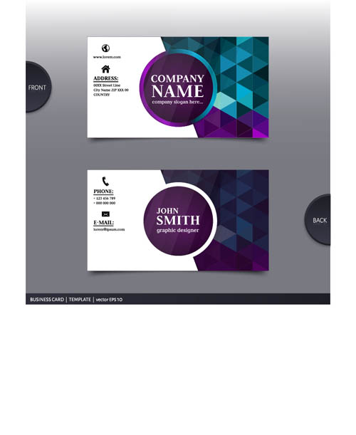 Best company business cards vector design 05 company business cards business   