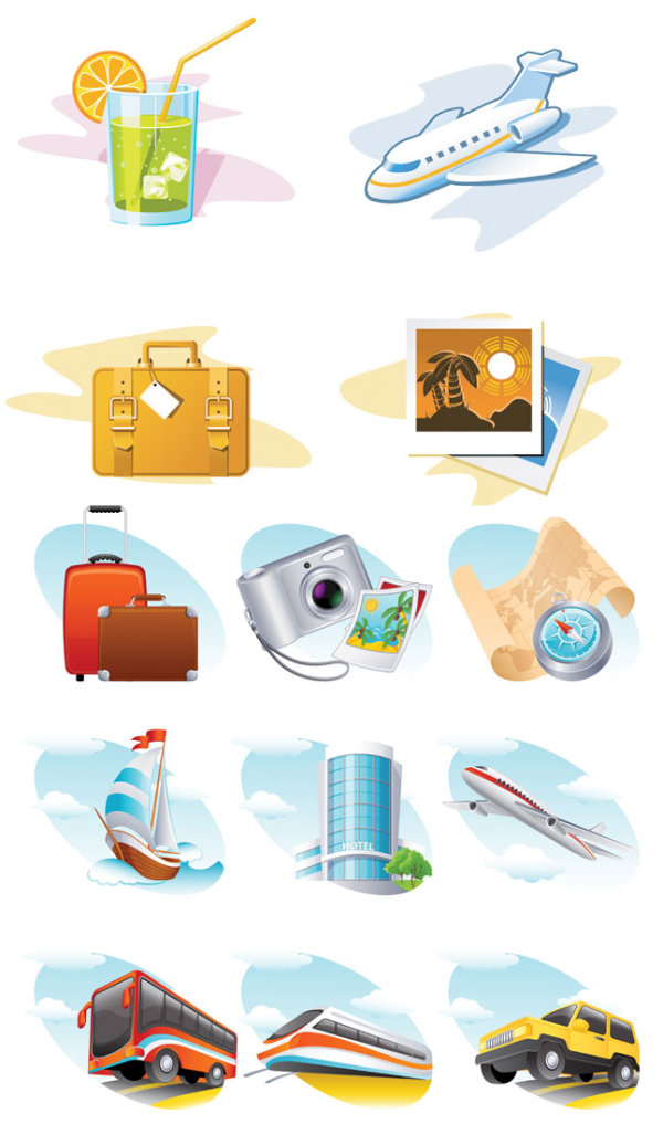 Travel theme Icon vector 92103 travel theme icon   