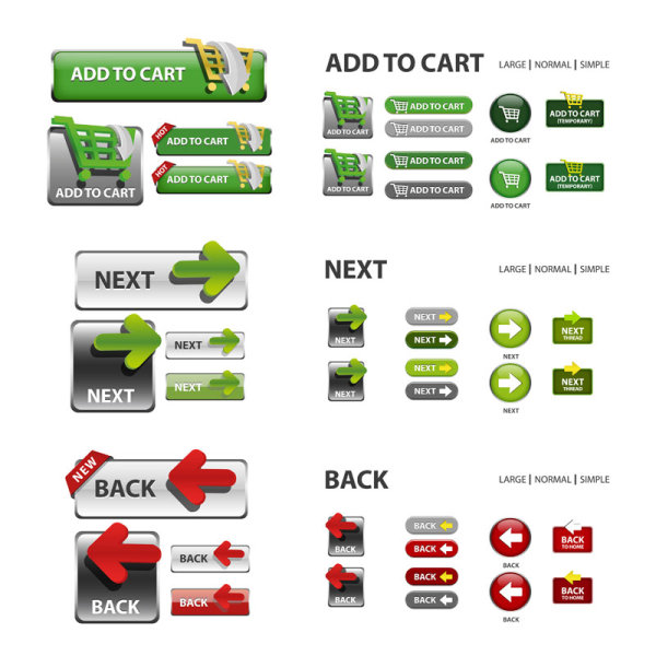 Elements of Creative web button design vector material 08 web button material elements element creative button design button   