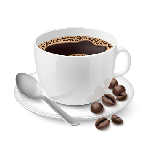 Cup of coffee design vector material 03 vector material material cup coffee   