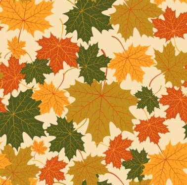 Autumn maple leaves vectors seamless pattern 04 seamless pattern maple leaves leaves autumn   