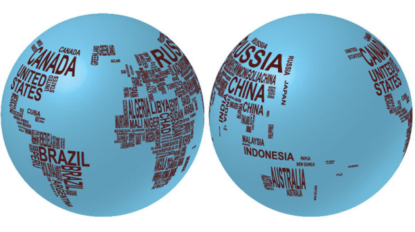 Elements of text with globe vector graphics 01 text globe elements element   