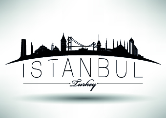 Istanbul design elements vector 01 Istanbul element design elements   