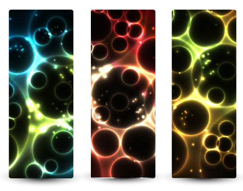 Abstract starry sky vector banner 03 starry sky abstract   