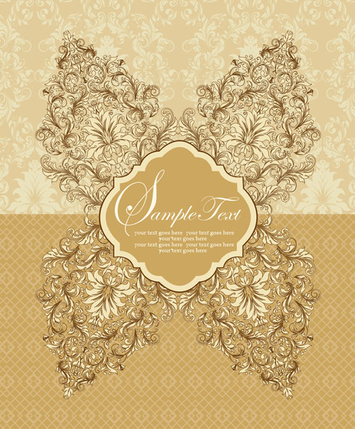 Vintage beige floral background vector 03 vintage floral background floral background vector background   