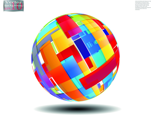 Creative abstract sphere design vector 01 sphere creative abstract   