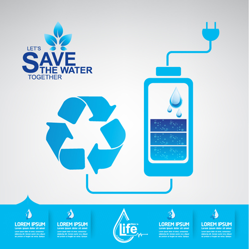Save water infographics template vector 13 water template save infographics   