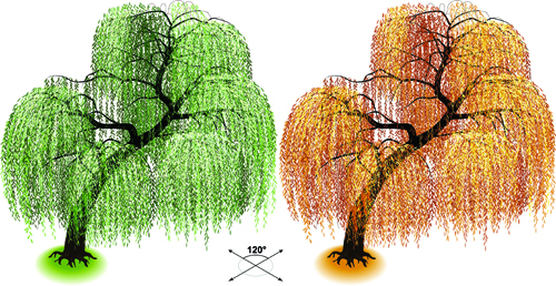 Creative isometric trees design vector 06 trees isometric creative   