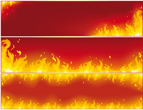 Different Fire vector illustration set 02 illustration fire different   