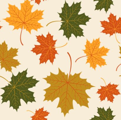 Autumn maple leaves vectors seamless pattern 03 seamless pattern maple leaves leaves autumn   