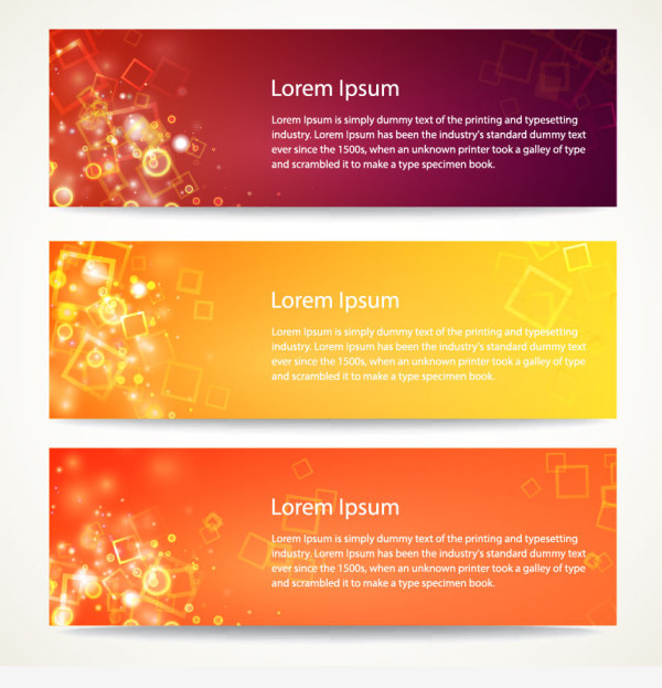 Vector Modern Abstract banner design 02 modern banner abstract   