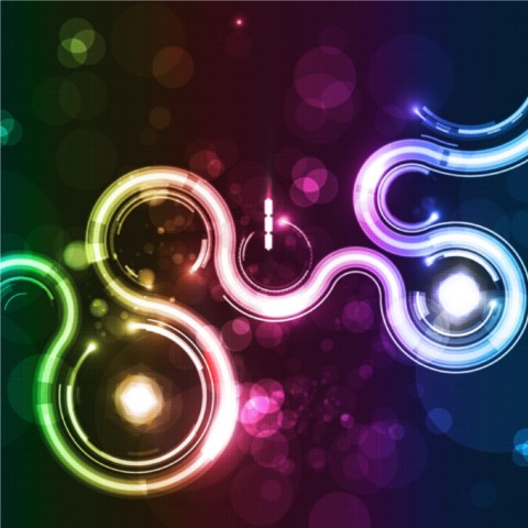 Colorful curve backgrounds vectors curves colorful   