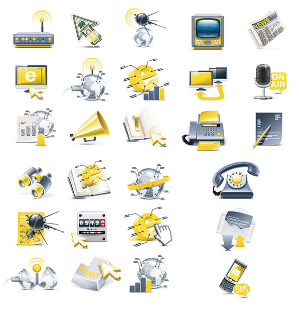 Technology 3D Icon vector three-dimensional technology Of icon   