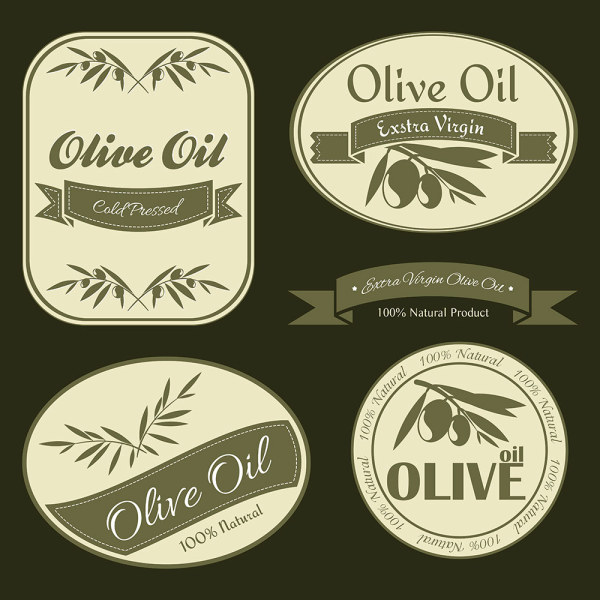 Olive oil vintage labels vector vintage olive oil olive labels label   