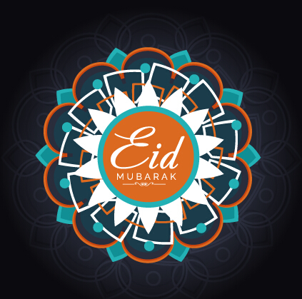 Eid mubarak celebrations vector background 02 Eid Mubarak Eid celebration background   