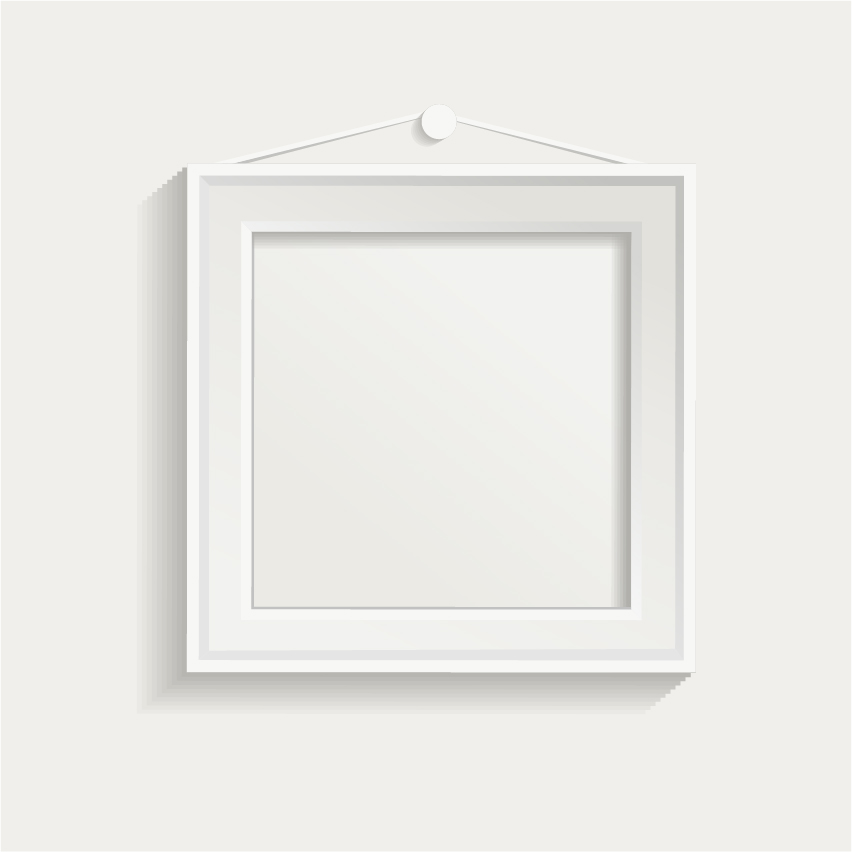 White photo frame set 04 vector photo frame photo frame   