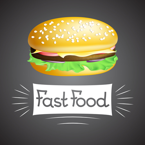 Delicious hamburger design vector 03 hamburger design Delicious   