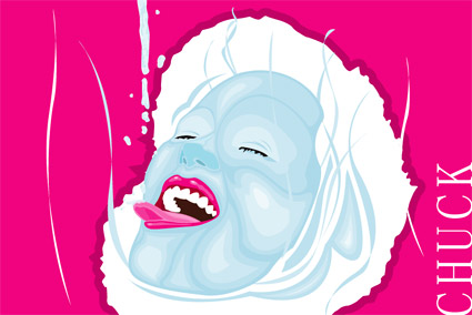 Woman face design vector Female feature vector   