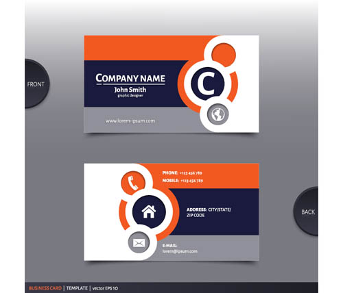 Best company business cards vector design 02 company business cards business   