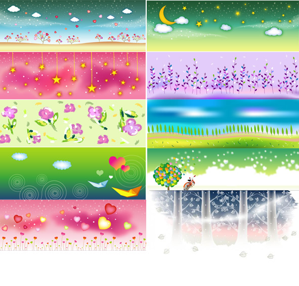 Dream clean background design elements vector map   