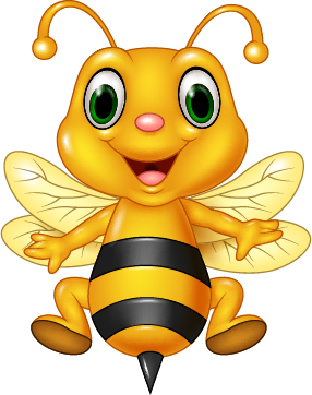 Cartoon cute bee vector 01 cute cartoon bee   