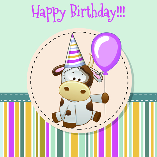 Happy birthday baby greeting cards vector 04 happy birthday greeting cards birthday   