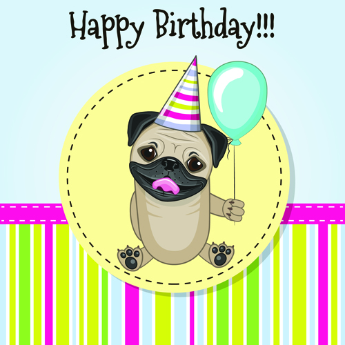 Happy birthday baby greeting cards vector 05 happy birthday greeting cards   