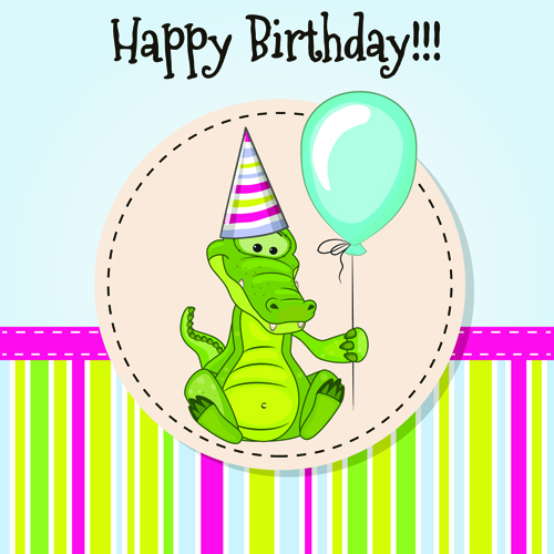 Happy birthday baby greeting cards vector 03 happy birthday greeting cards birthday   