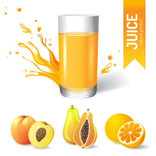 Delicious juice drink design vectors 03 juice drink Delicious   