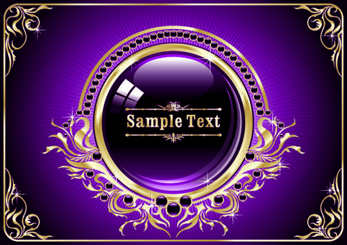 luxurious glass frame design vector 04 luxurious glass frame   