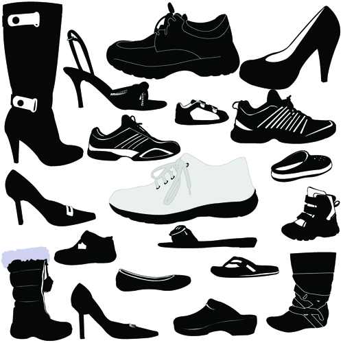 Classic woman shoes design vectors 04 woman shoes classic   