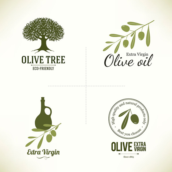 Creative olive logos vector olive logos logo creative   