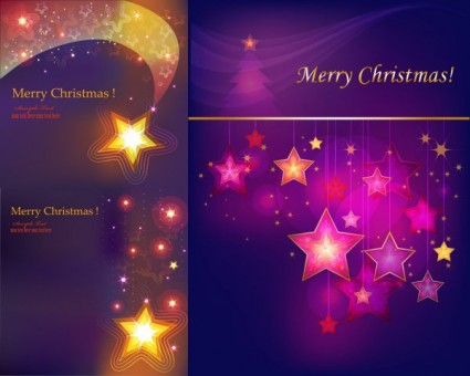 Christmas stars shiny background art vector stars shiny colorful christmas background   