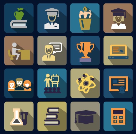 Vector flat social icons set 02 social icons social icon flat   