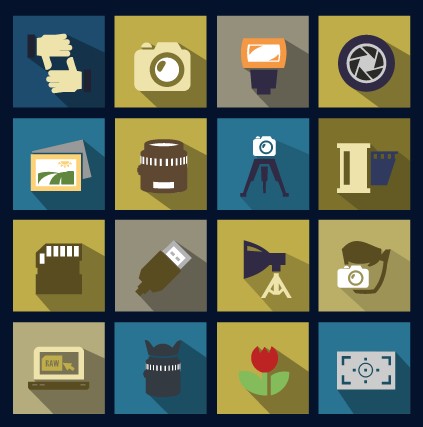 Vector flat social icons set 03 social icons social icon flat   