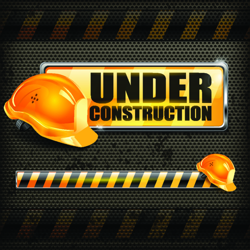 Under Construction design elements vector 02 Under elements element design elements construction   