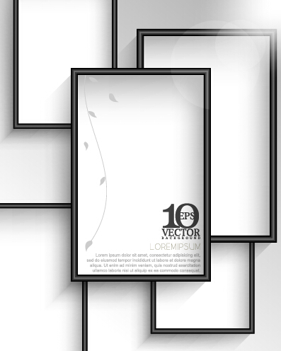 Creative photo frame vector background 01 photo frame creative background   