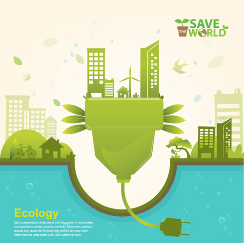 Save world Eco infographics template vector 02 water template Save world save infographics   