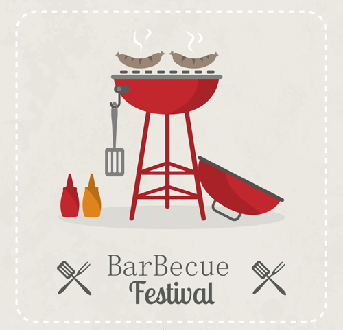 Barbecue festival poster vector design poster festival Barbecue   