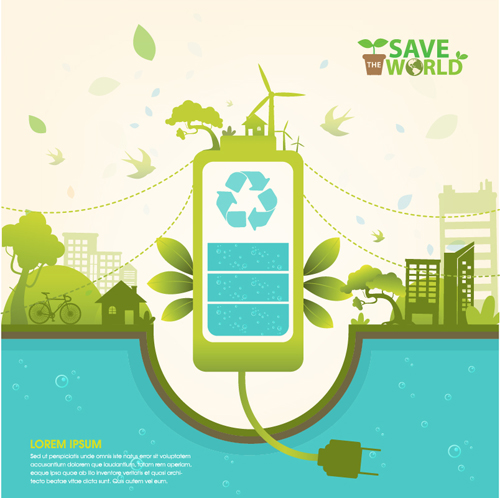 Save world Eco infographics template vector 01 water template Save world save infographics   