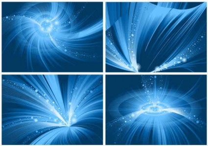 Set of blue background graphics vector graphics blue background   