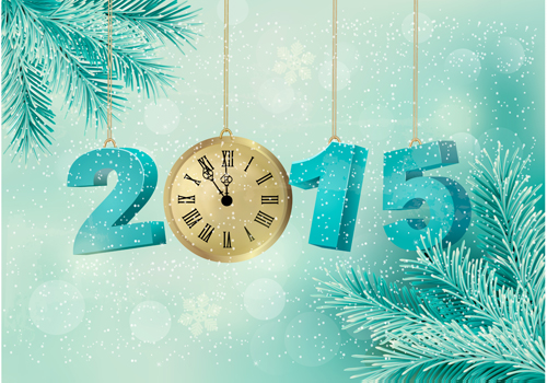 2015 christmas with new year pendant creative background 01 Pendant new year Creative background christmas   