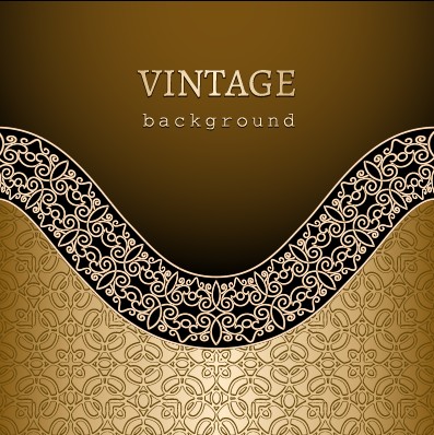 Vector set of vintage luxury background design 03 vintage luxury background design background   