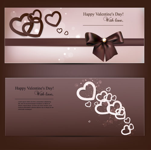 Romantic Happy Valentine day cards vector 01 Valentine day Valentine romantic happy cards card   