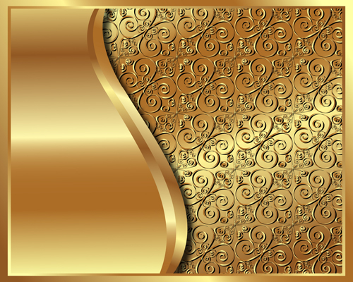 Luxury Golden vector background 07 Vector Background luxury background   