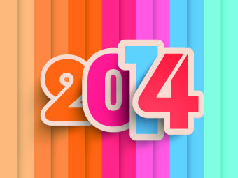 2014 year vector background set 01 year Vector Background background 2014   