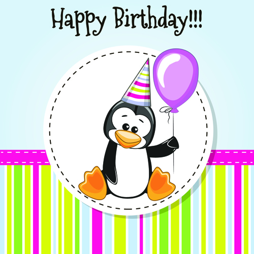 Happy birthday baby greeting cards vector 01 happy birthday greeting cards   