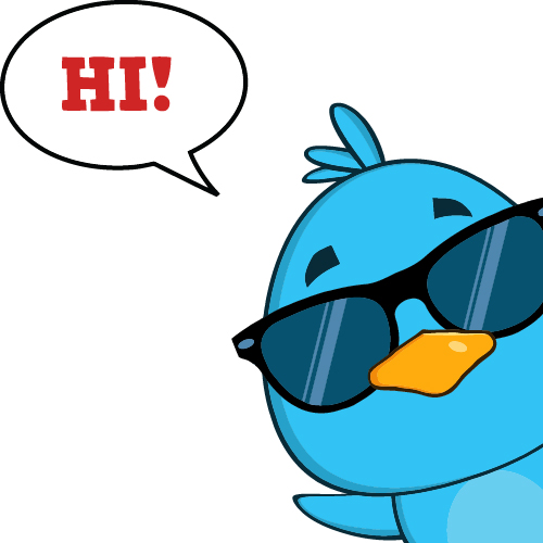 Funny blue bird cartoon vector set 01 funny cartoon blue bird   